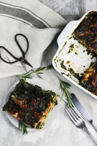 THE BEST VEGAN SPINACH LASAGNA